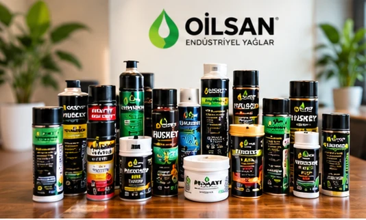 HUSKEY™ aerosols, greases and maintenance products supplied by Oilsan